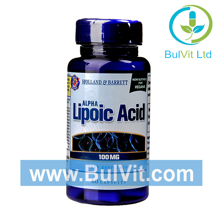 Алфа липоева киселина (Alpha Lipoic Acid) 100mg 60 капсули