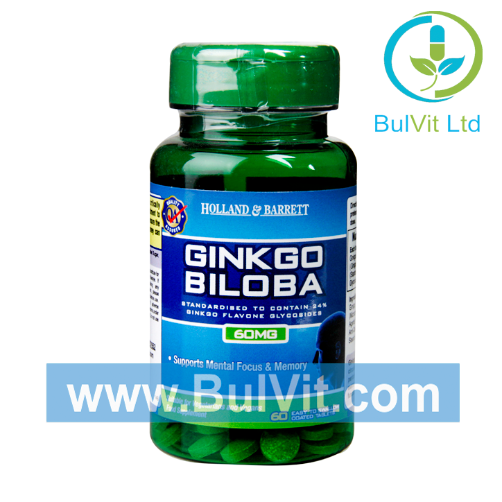 Гинко билоба / Ginkgo Biloba 60mg 60 таблетки