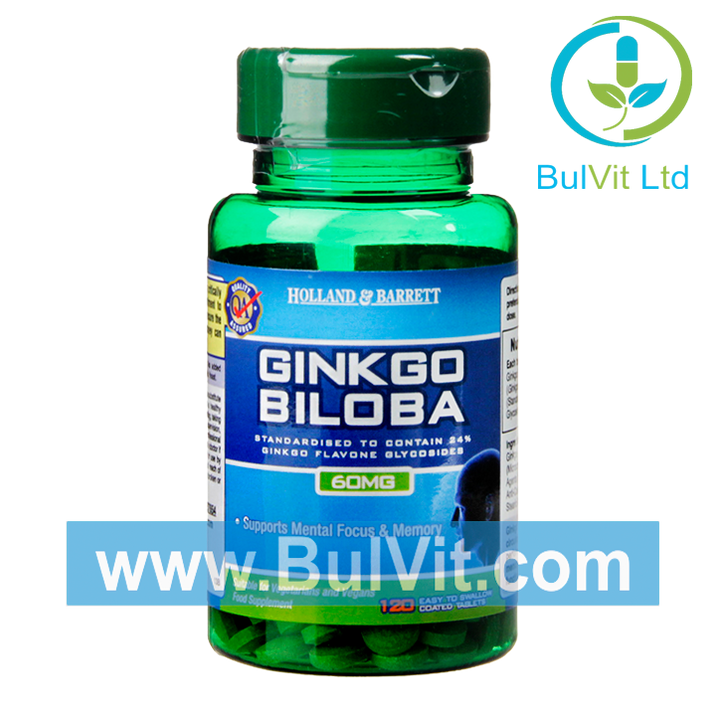 Гинко билоба (Ginkgo Biloba) 60мг 120 таблетки
