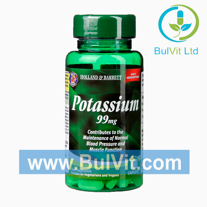 Калий / Potassium 99 mg 120 tablets