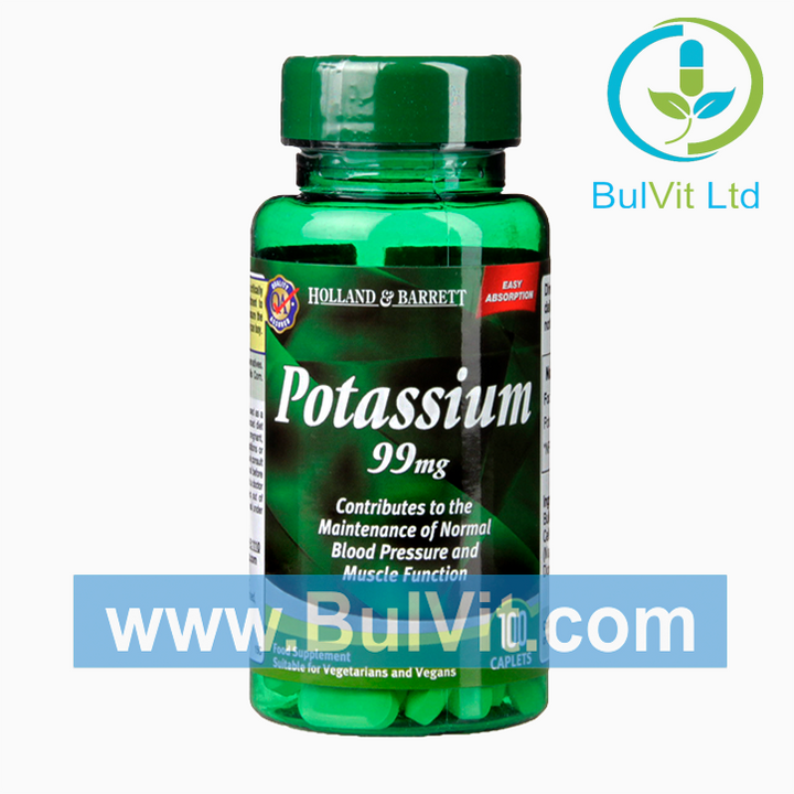 Калий / Potassium 99 mg 120 tablets
