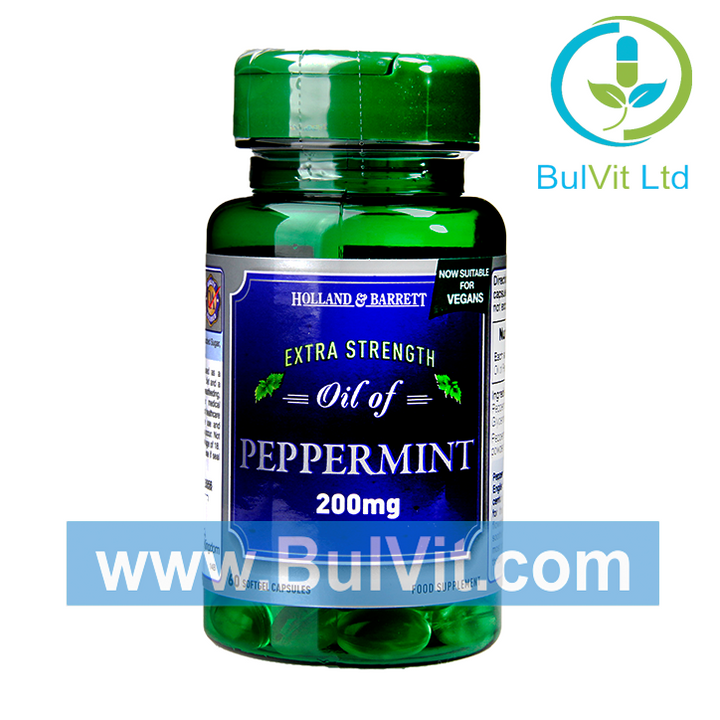 Концентрирано масло от мента / Oil of Peppermint 200mg 60 капсули
