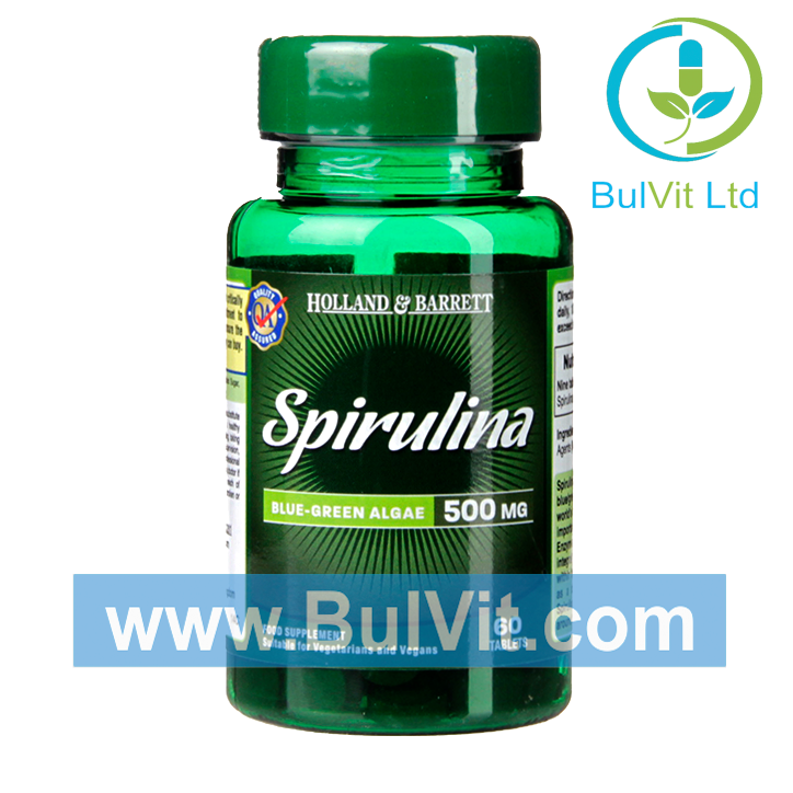 Спирулина / Spirulina 500mg 60 tablets