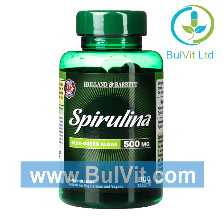 Спирулина / Spirulina 500mg 200 tablets
