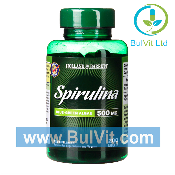 Спирулина / Spirulina 500mg 200 tablets