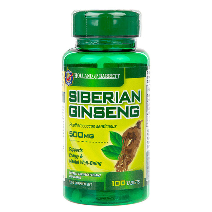 Сибирски женшен (Siberian Ginseng) 500мг 120 таблетки
