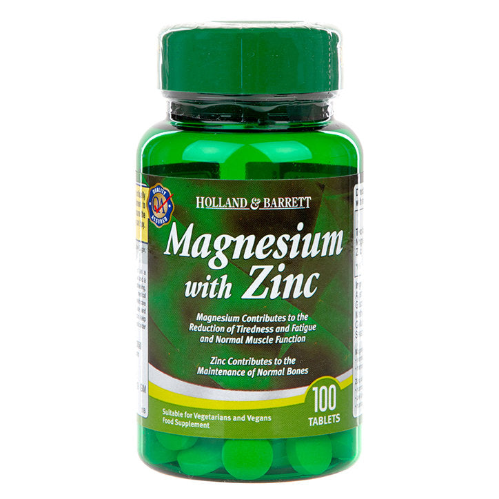Магнезий с цинк (Magnesium with Zinc) 100 таблетки