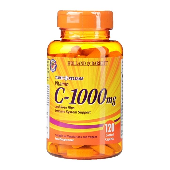 Витамин C с удължено освобождаване  / Vitamin C Timed Release 1000mg 120 tablets