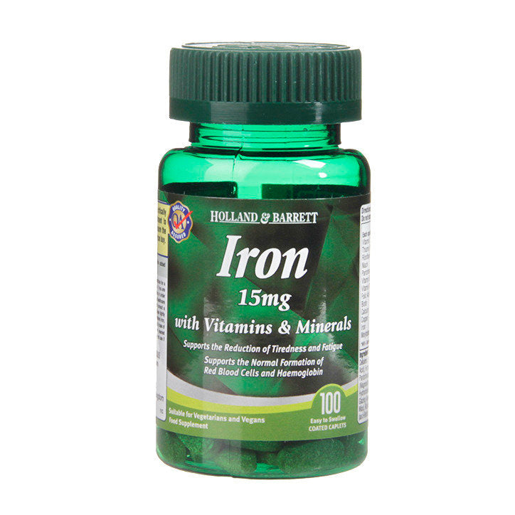 Желязо (Iron) 15 mg с витамини и минерали 90 таблетки