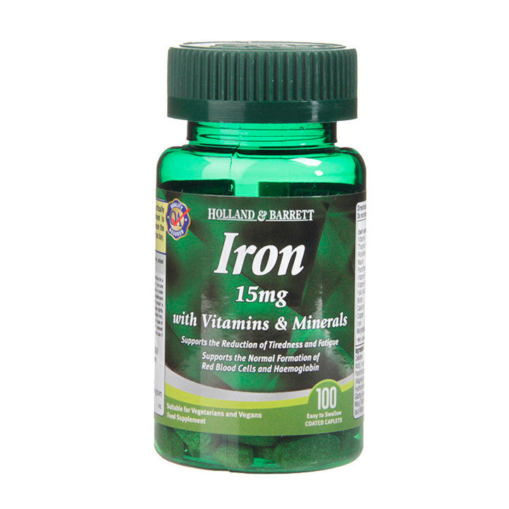 Желязо (Iron) 15 mg с витамини и минерали 90 таблетки