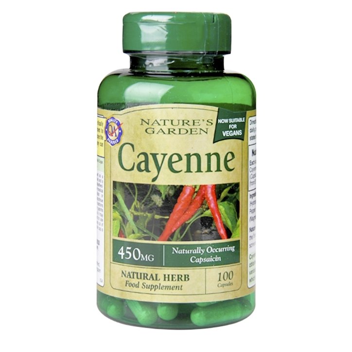 Лют кайен пипер / Cayenne  450mg 100 capsules