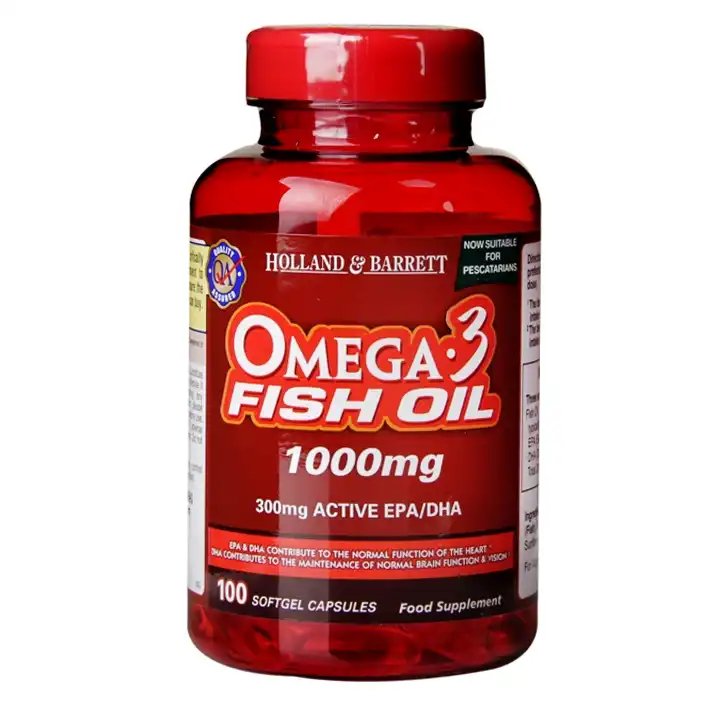 Омега-3 концентрирано рибено масло / Omega 3 Fish Oil 1000mg 120 capsules