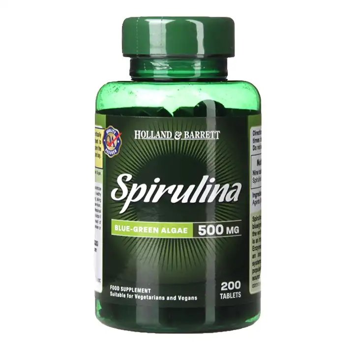 Спирулина / Spirulina 500mg 200 tablets