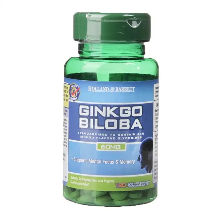 Гинко билоба (Ginkgo Biloba) 60мг 120 таблетки