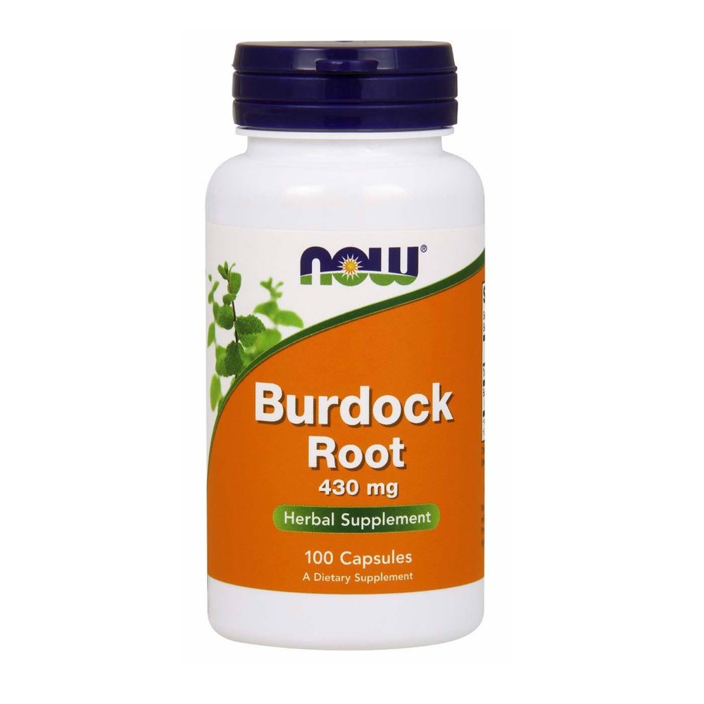 NOW Burdock root / Репей 430mg 100 capsules