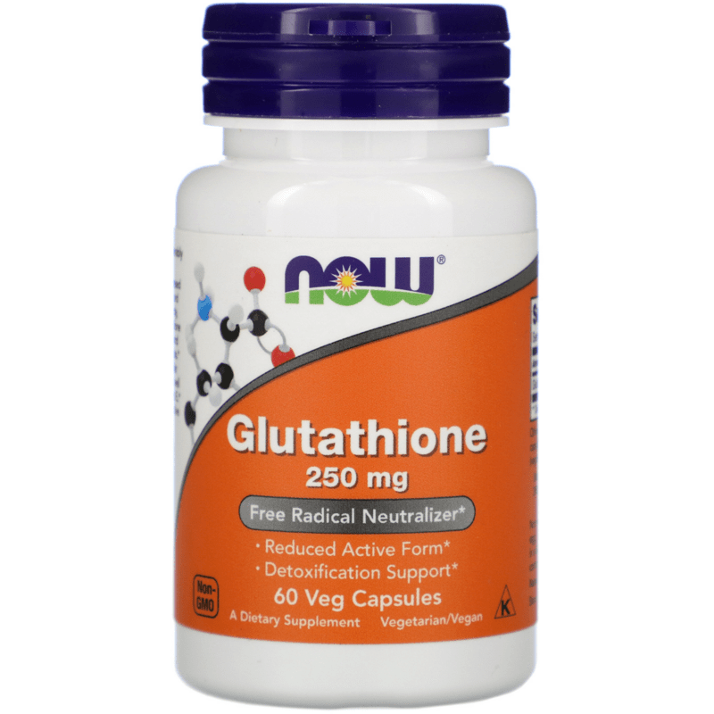 NOW Glutathione / Глутатион 250mg 60 capsules