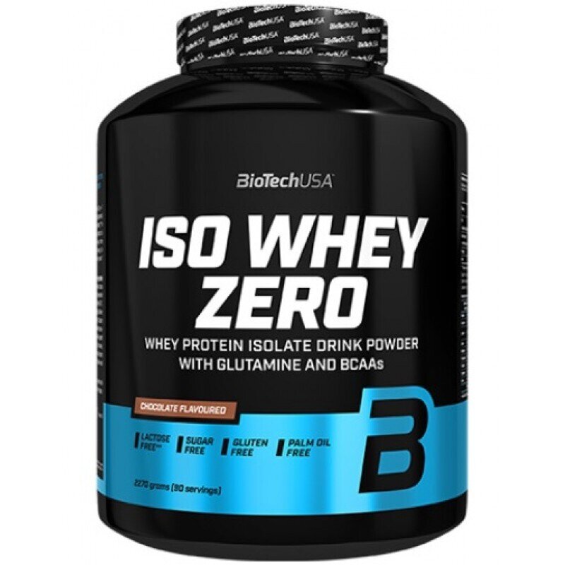 BioTech USA Iso Whey Zero суроватъчен протеин изолат 1816g