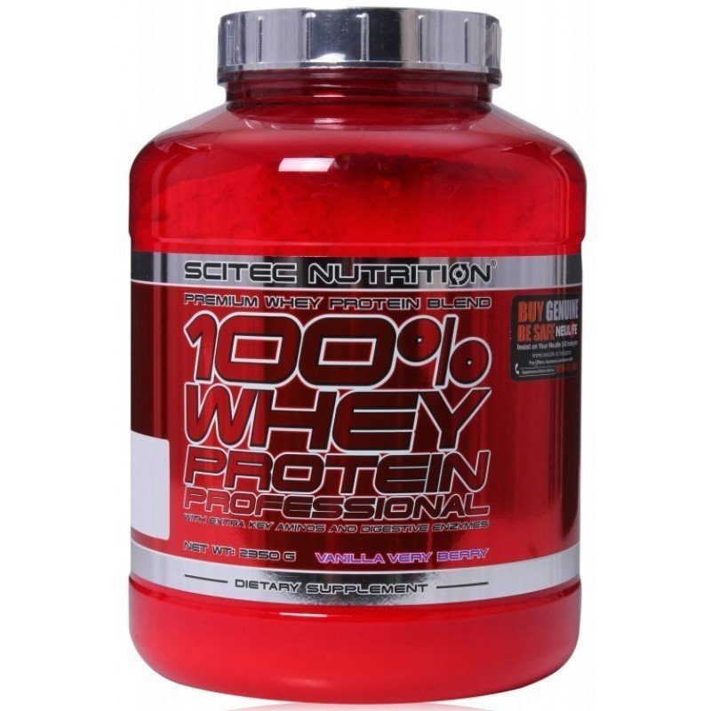 SCITEC 100% Whey Protein Professional суроватъчен протеин 2350г