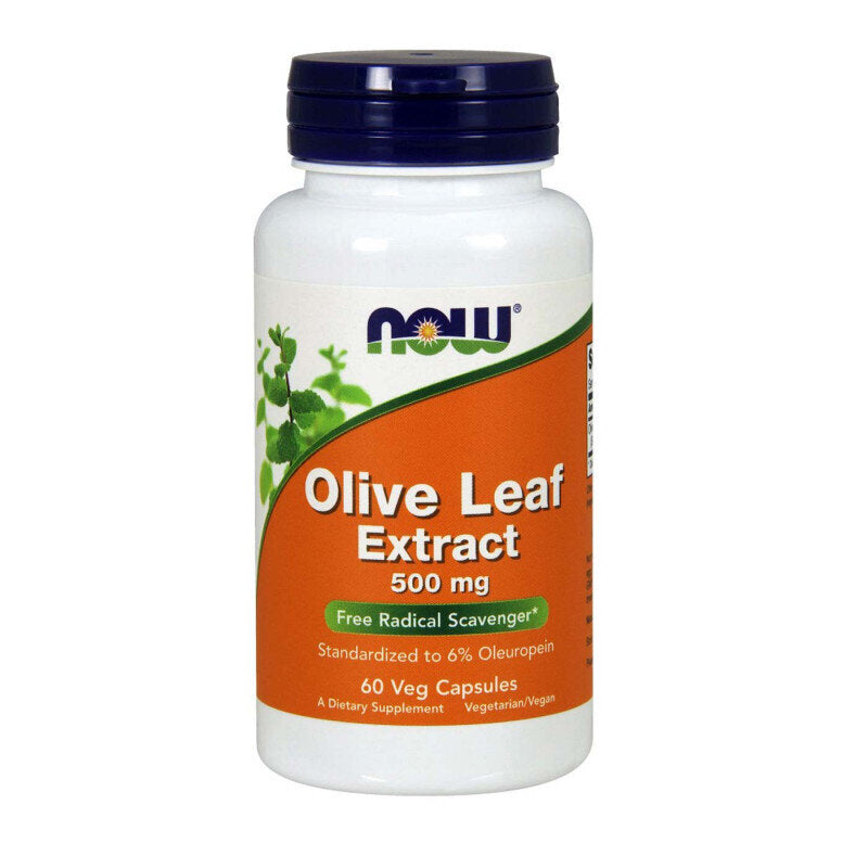 NOW Olive Leaf Extract /  Екстракт от маслинови листа 500mg 60 capsules