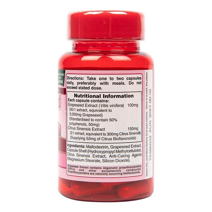 Екстракт от гроздово семе комплекс / Grapeseed Extract Complex 90 капсули