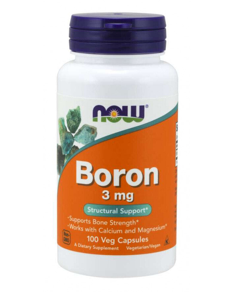 NOW Boron / Бор 3mg 100 Vcaps
