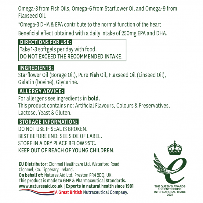 Омега 3-6-9 / Complete EFA Omega 3, 6, 9 1200mg 90 softgels
