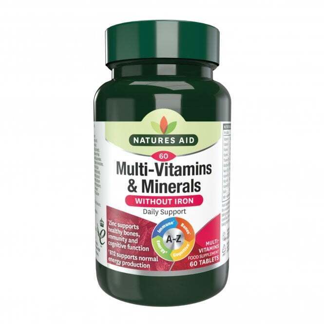 Мултивитамини и минерали без желязо (Multi-Vitamins &amp; Minerals) 60 таблетки