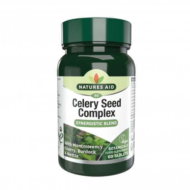 Семена от целина, вишна, репей и коприва / Celery Seed Complex 60 tablets