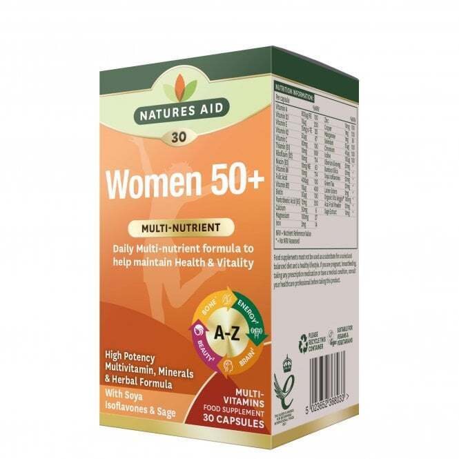 Комплекс за жени 50+ (Womens 50+ Multi-Vitamins & Minerals) 30 капсули
