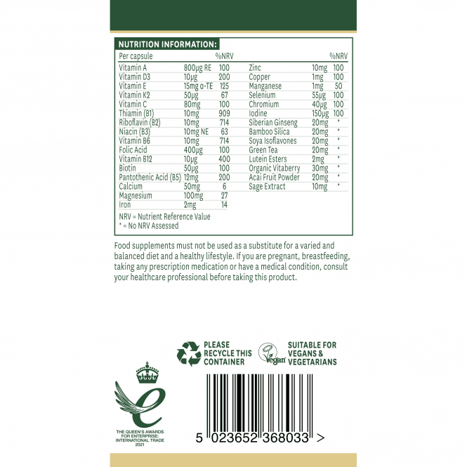 Комплекс за жени 50+ (Womens 50+ Multi-Vitamins &amp; Minerals) 30 капсули