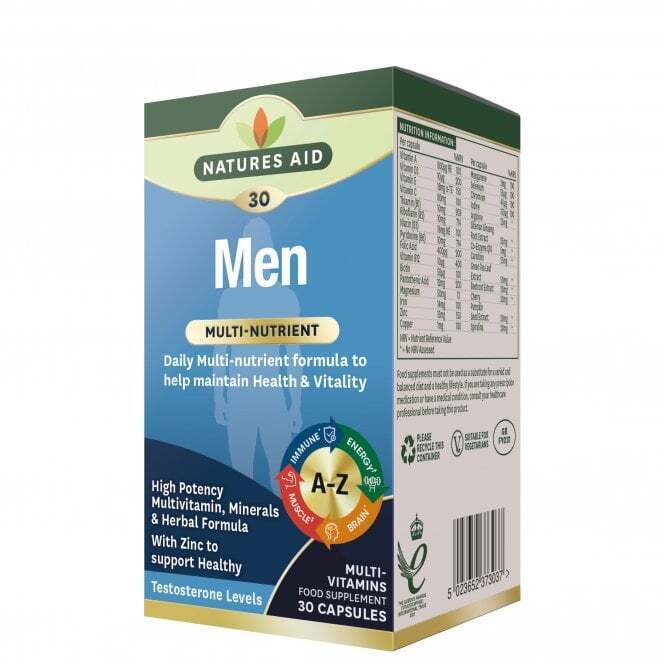 Мултивитамини и минерали за мъже (Men's Multi-Vitamins & Minerals) 30 капсули