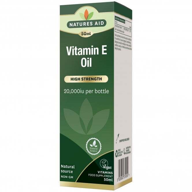Натурален Витамин Е течен / 100% Natural Vitamin E Oil 20,000iu 50ml