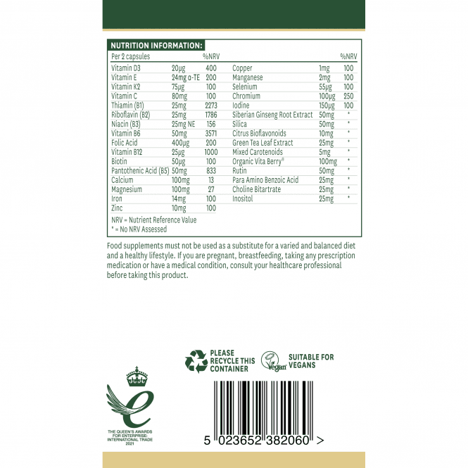 Комплекс за жени / Womens Multi-Vitamins &amp; Minerals 60 capsules