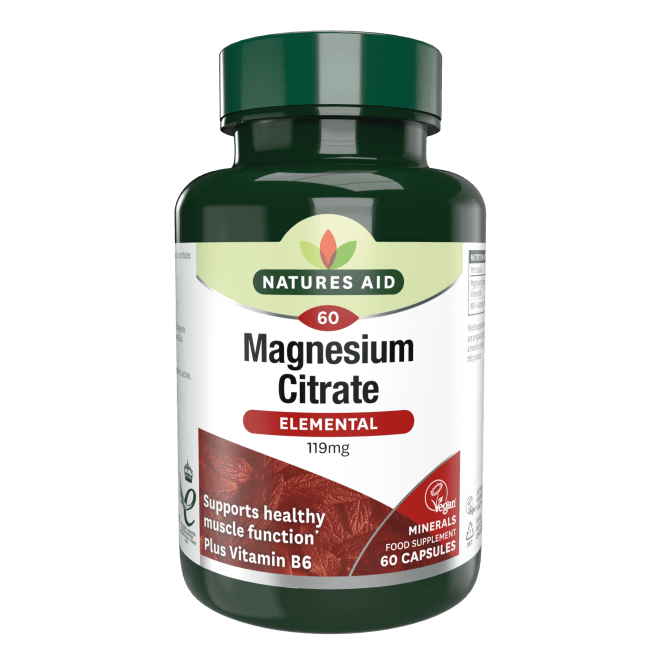 Магнезий Цитрат + Витамин В6 / Elemental Magnesium Citrate 119mg 60 capsules