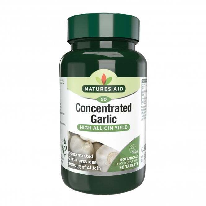 Концентриран чесън с алицин (Concentrated Garlic) 2000mcg 90 tablets