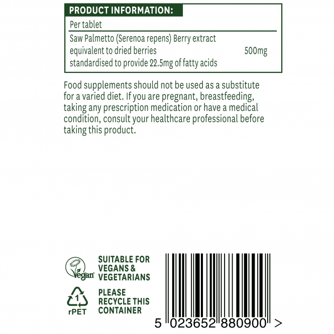 Сао палмето / Saw Palmetto 500mg 90 tablets