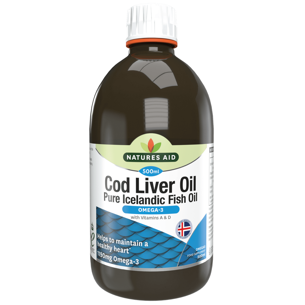 Масло от черен дроб на треска (Cod Liver Oil Liquid) 500мл