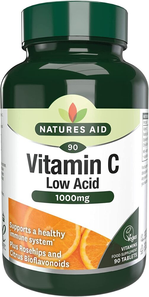 Витамин С с ниска киселинност / Vitamin C Low Acid 1000mg 90 tablets