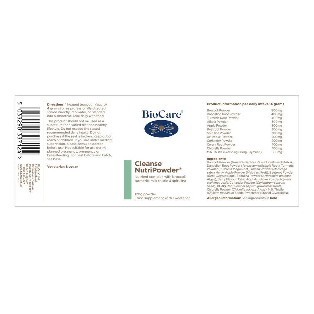 Комплекс за детокс / BioCare Cleanse NutriPowder 120g