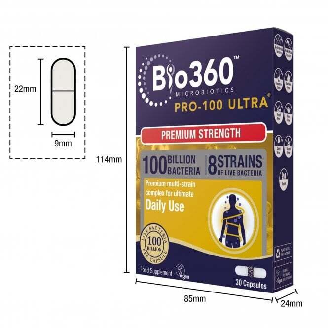 Пробиотик Pro-100 ULTRA (100 Billion Bacteria)  100млрд. 30 капсули