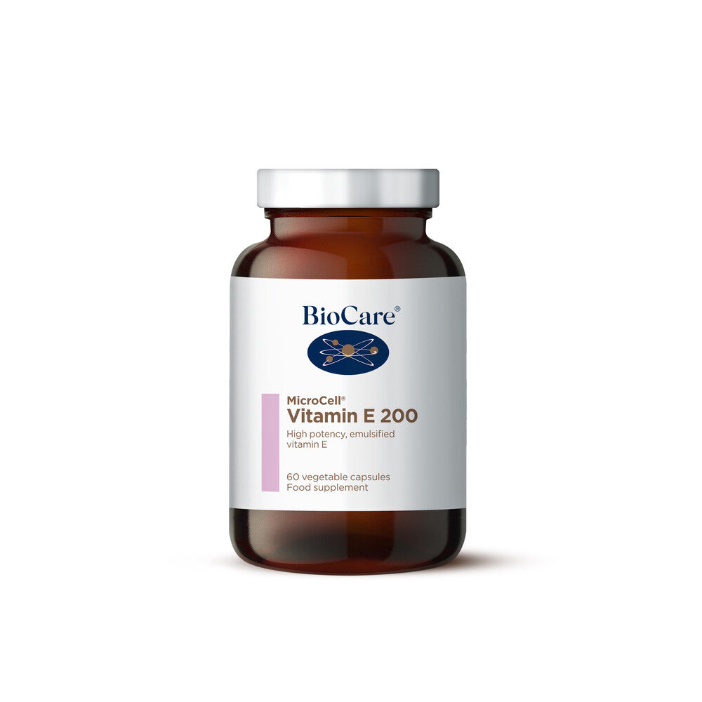 Емулгиран Витамин Е / BioCare MicroCell Vitamin E 200iu 60 Vcaps