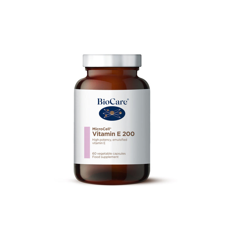 Емулгиран Витамин Е / BioCare MicroCell Vitamin E 200iu 60 Vcaps
