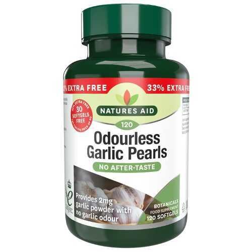 Чесън без мирис перли (Odourless Garlic Pearls) 120 меки капсули