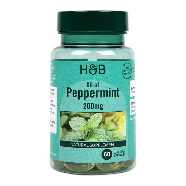 Концентрирано масло от мента / Oil of Peppermint 200mg 60 капсули