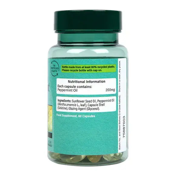 Концентрирано масло от мента / Oil of Peppermint 200mg 60 капсули