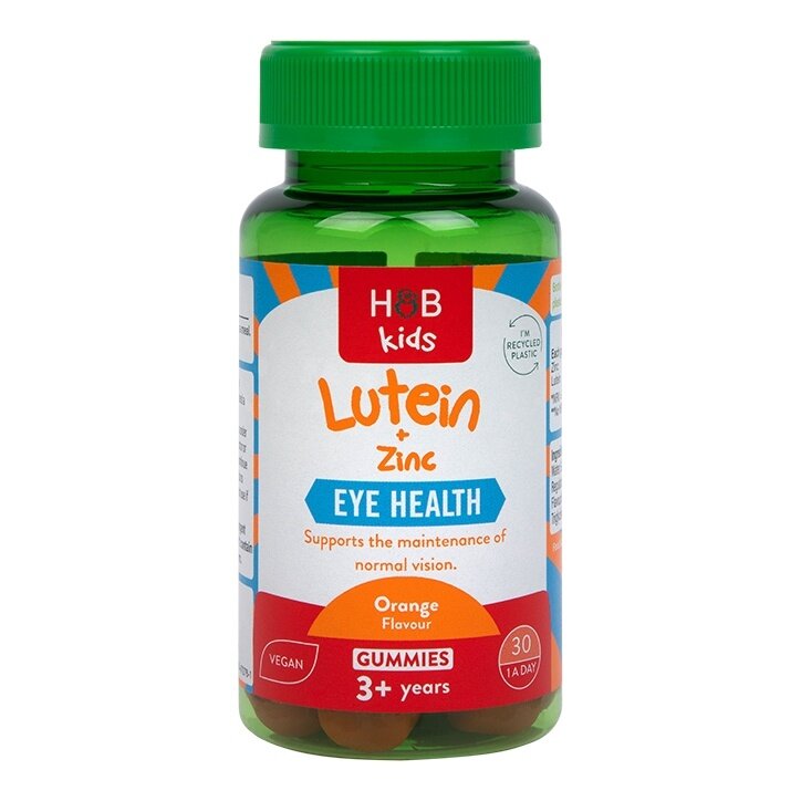 Лутеин + Цинк за деца / Kids 3+ Lutein + Zinc 30 желирани таблетки