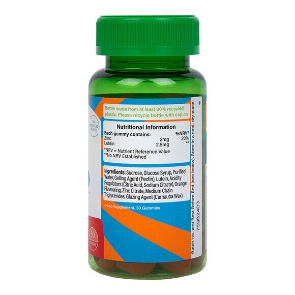 Лутеин + Цинк за деца / Kids 3+ Lutein + Zinc 30 желирани таблетки