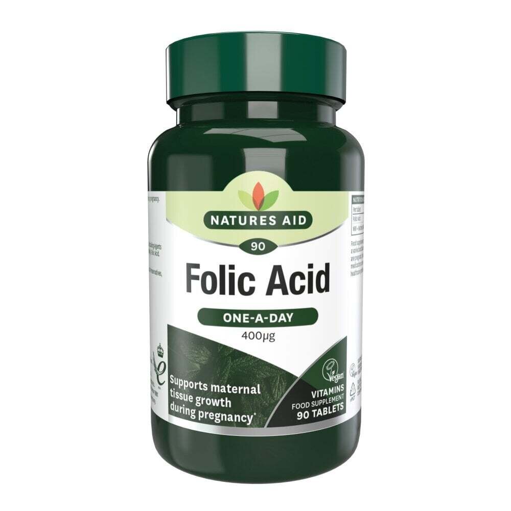 Фолиева киселина (Folic Acid) 400mcg 90 таблетки