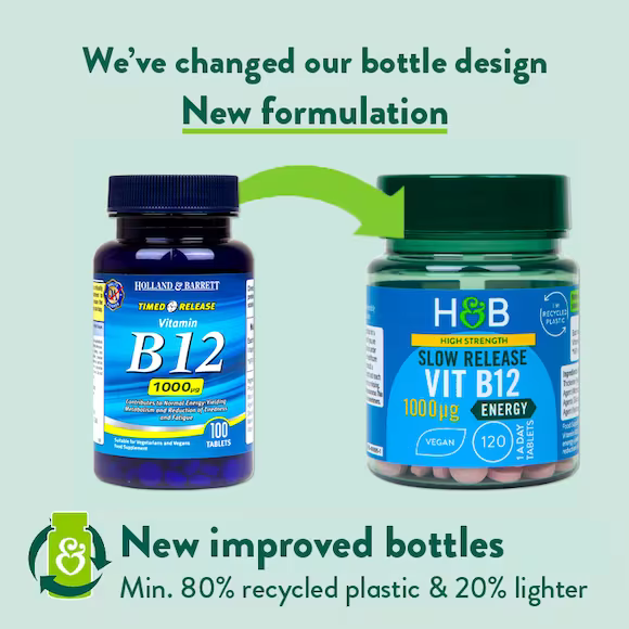 Витамин Б12 / Vitamin B12 1000ug 120 таблетки със забавено освобождаване