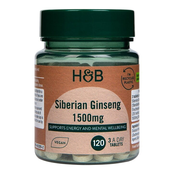 Сибирски женшен (Siberian Ginseng) 500мг 120 таблетки
